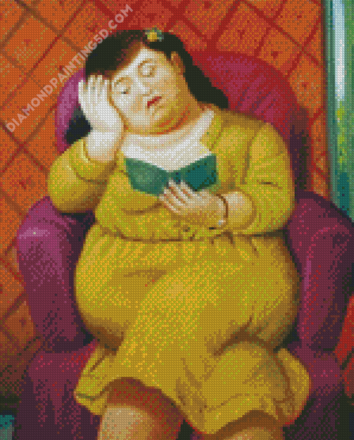 Big Woman Reading Diamond Paintings