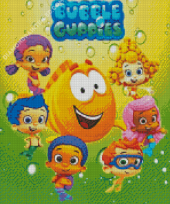 Bubble Guppies Animation Poster Diamond Paintings