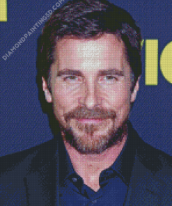 Christian Bale Smiling Diamond Paintings