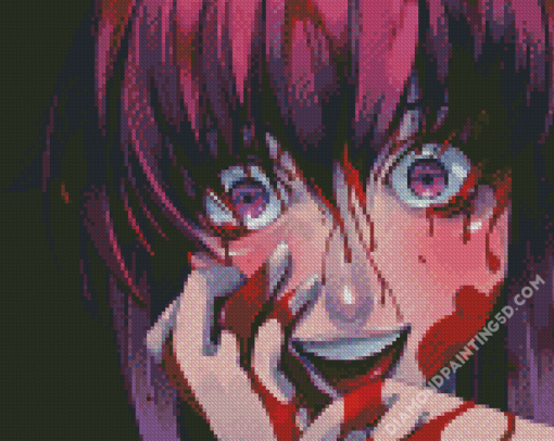 Doki Doki Literature Club Bloody Yuri Diamond Paintings