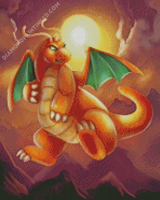 Dragonite Character Art Diamond Paintings