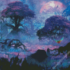 Fantasy Landscape Trees Diamond Paintings