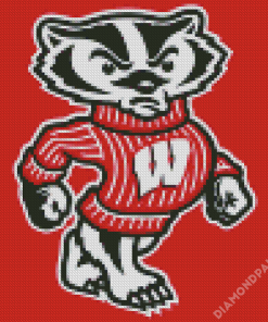 Logo Of Wisconsin Badgers Diamond Paintings