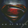 Man Of Steel Superman Symbol Diamond Paintings