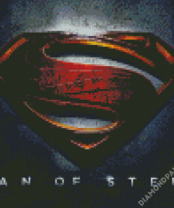 Man Of Steel Superman Symbol Diamond Paintings