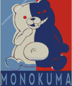 Monokuma Pop Art Diamond Paintings