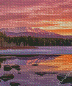 Mount Katahdin At Sunrise Diamond Paintings