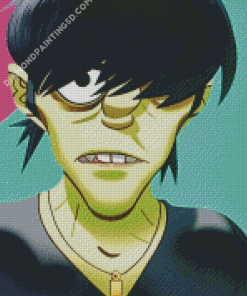 Murdoc Niccals Character Diamond Paintings