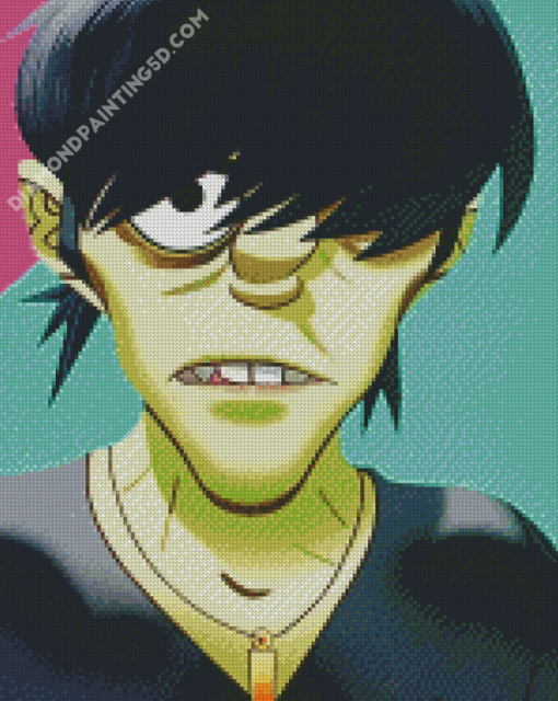 Murdoc Niccals Character Diamond Paintings