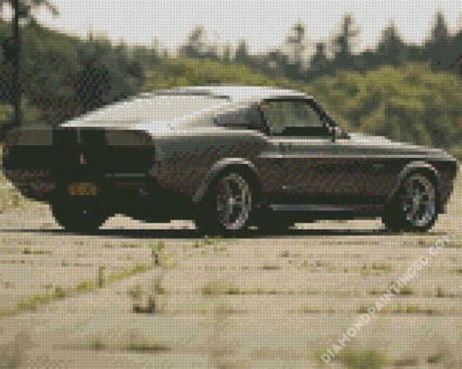 Mustang Eleanor Car Diamond Paintings