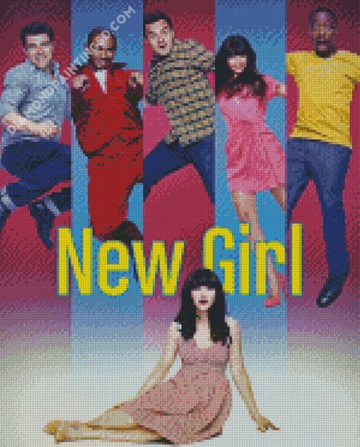 New Girl Poster Diamond Paintings