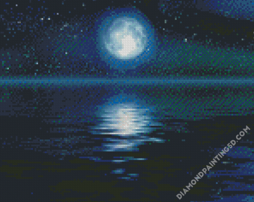 Ocean Stars And Moon Diamond Paintings