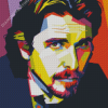 Aesthetic Christian Bale Pop Art Diamond Paintings