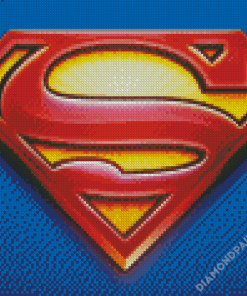 Aesthetic Superman Symbol Diamond Paintings