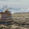 Books And Beach Diamond Paintings