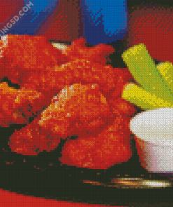 Chicken Wings Meal Diamond Paintings