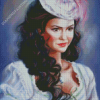 Cute Katherine Pierce Art Diamond Paintings