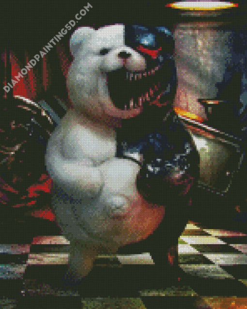 Scary Monokuma Art Diamond Paintings