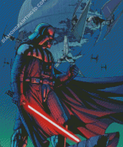 Skywalker And Death Star Diamond Paintings