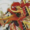 Spider Man And Mary Jane DC Diamond Paintings