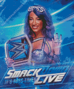 Sasha Banks Smackdown Diamond Paintings