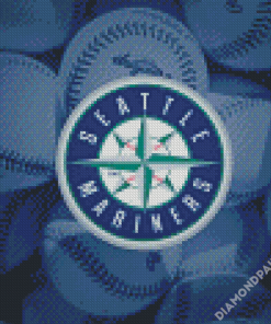 Seattle Mariners Baseball Team Logo Diamond Paintings