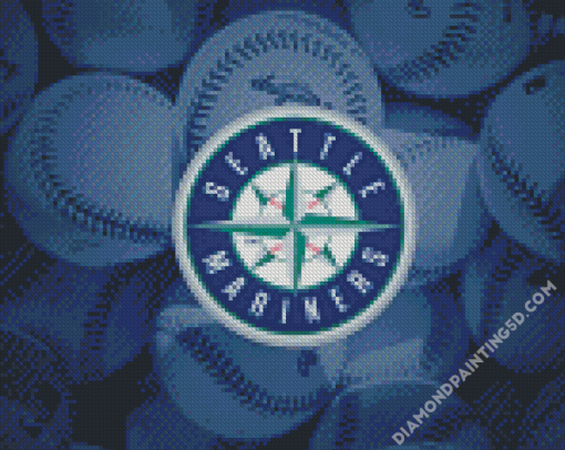 Seattle Mariners Baseball Team Logo Diamond Paintings