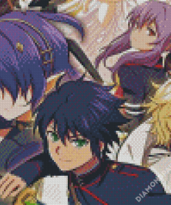 Seraph Of The End Anime Characters Diamond Paintings