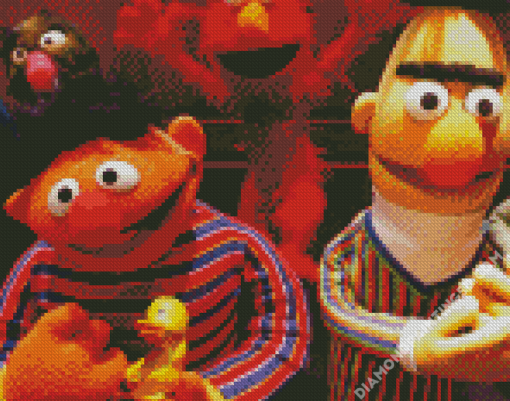 Sesame Street Cartoon Diamond Paintings