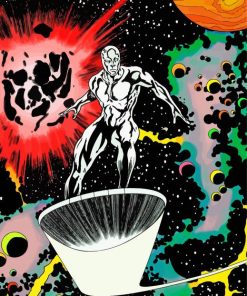 Silver Surfer Illustration Diamond Paintings