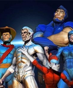 SilverHawks Scince Fiction Animation Diamond Paintings