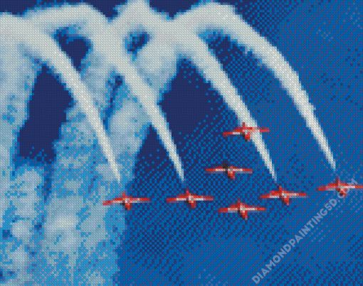 Snowbirds Show Diamond Paintings