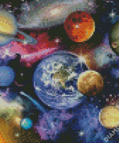 Solar System Planets Diamond Paintings