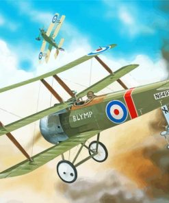 Sopwith Triplane Art Diamond Paintings