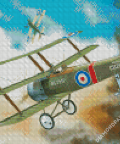 Sopwith Triplane Art Diamond Paintings