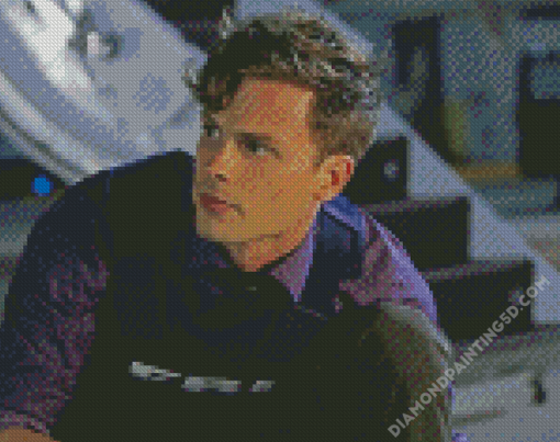 Spencer Reid Illustration Diamond Paintings