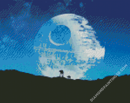 Star Wars Concept Death Star Diamond Paintings