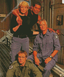 Stargate SG1 Actors Diamond Paintings