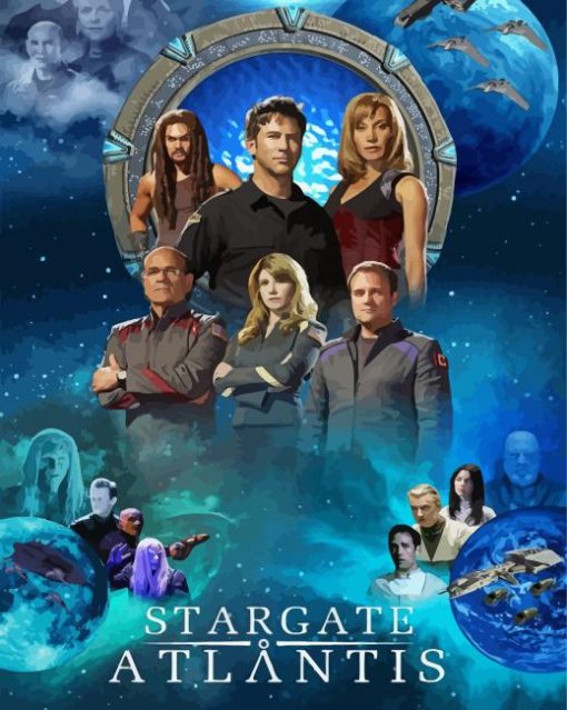 Stargate Atlantis Serie Poster Diamond Paintings