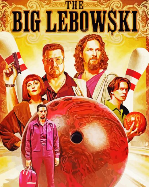 The Big Lebowski Movie Poster Diamond Paintings