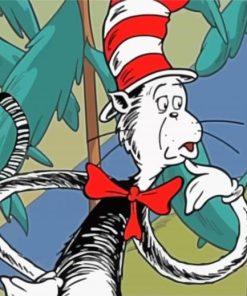 The Cat In The Hat Character Diamond Paintings