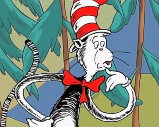 The Cat In The Hat Character Diamond Paintings