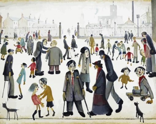 The Cripples Ls Lowry Diamond Paintings