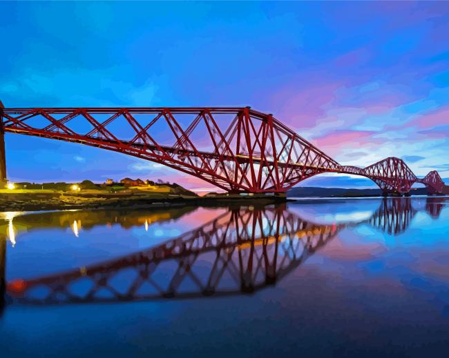 The Forth Bridge United Bridge Diamond Paintings