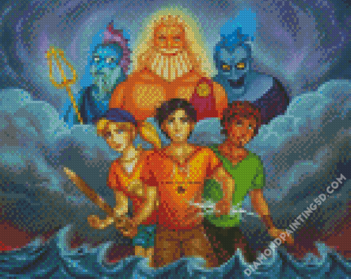 The Heroes Of Olympus Animation Art Diamond Paintings