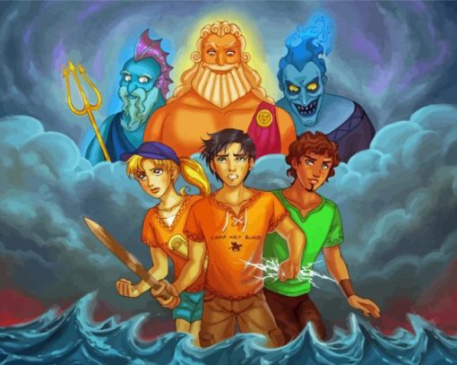 The Heroes Of Olympus Animation Art Diamond Paintings