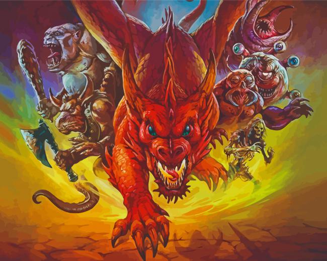 The Dungeons And Dragons Art Diamond Paintings