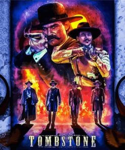 Tombstone Film Poster Diamond Paintings