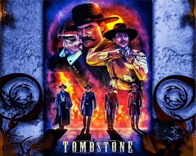 Tombstone Film Poster Diamond Paintings