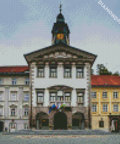 Town Hall Ljubljana Diamond Paintings